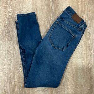 Madewell Petite 9 Inch High Rise Skinny Jean